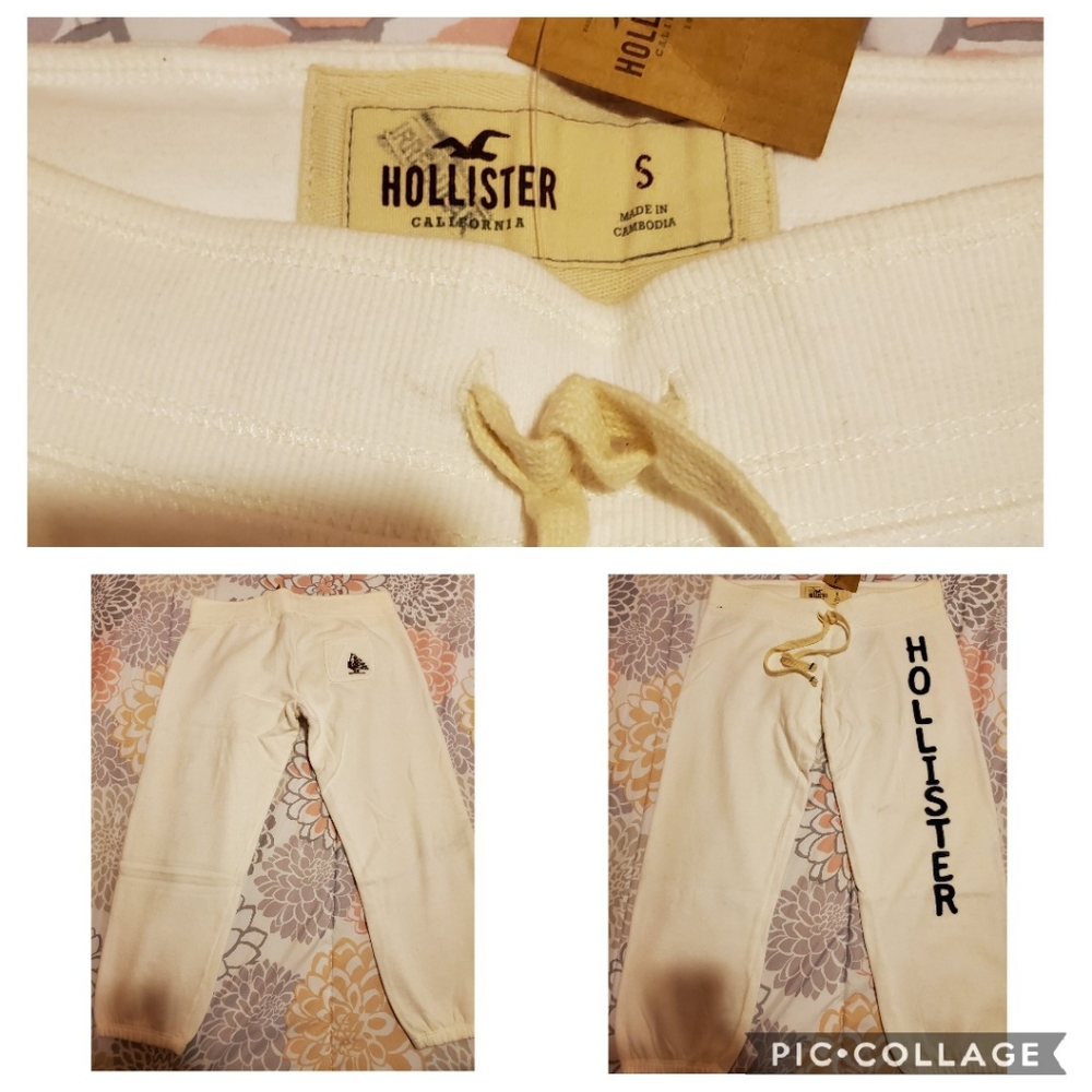 ❤️ today only!🏐🏐Wht Hollister jogger small⚽️⚽️